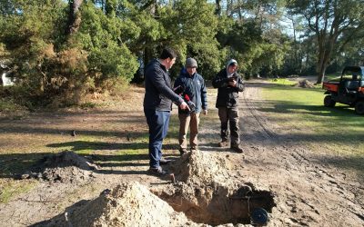 Sistema de riego en el Club de Golf de Hossegor
